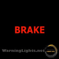 Chevy Trailblazer Brake Warning Light