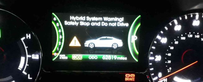 Kia Optima Hybrid System Warning Light